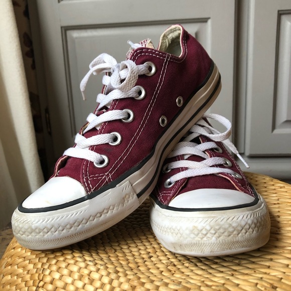 Converse Shoes - Converse | Burgundy Canvas Shoes